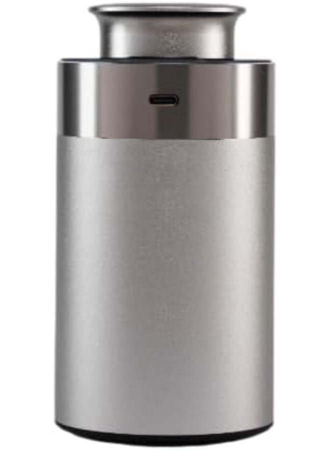 LEAFI Z-AIR Car Diffuser Air Freshener | Automatic Aroma Diffuser with 3-Mode Control | 10ml Fragrance Oil | Aviation Aluminium Body | Rechargeable | Waterless Car Perfume (Grey) - Image 5